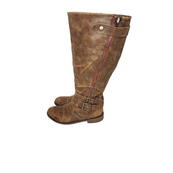 Madden Girl Tall Women's Chestnut Boots, Size 8M - Picture 3 of 11